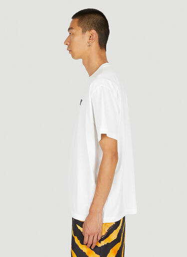 Burberry 로고 프린트 티셔츠 White bur0149010