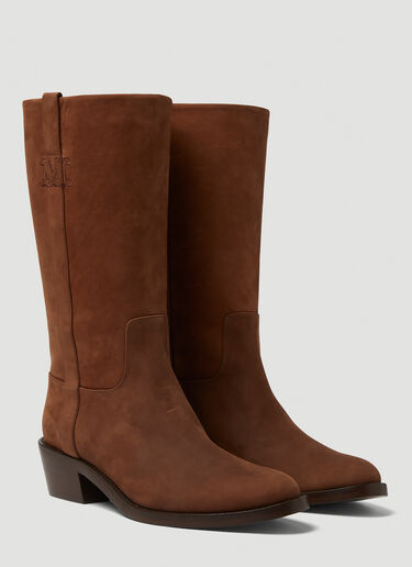 Max Mara Barry Boots Brown max0249037