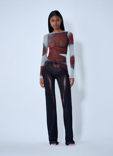 Blurry Roses Mesh Tank Top Jean Paul Gaultier Blurry Roses Mesh Tank Top White jpg0262003