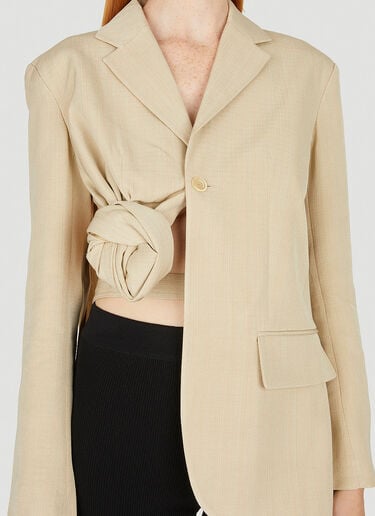 Jacquemus La Veste Baccala Blazer Beige jac0250165