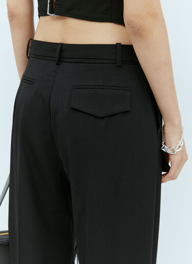 St. Agni Belted Pants Black sta0255004