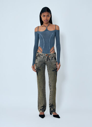 Miss Sixty x KNWLS Tie-Dye Jeans Green msk0263006