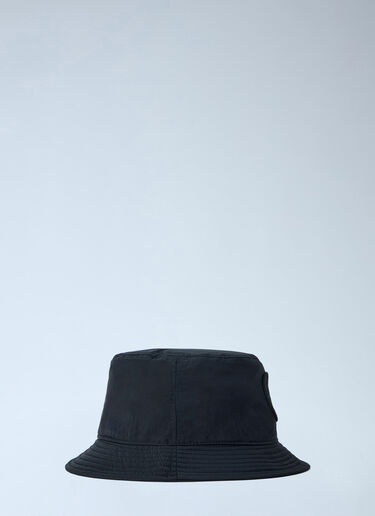 LN-CC® - Stone Island: Embroidered Logo Bucket Hat - Black Stone Island Embroidered Logo Bucket Hat Black sto0165088