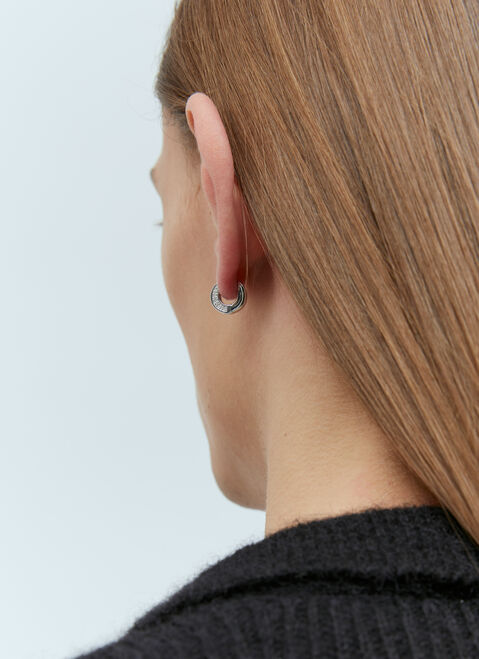 Vivienne Westwood Nova Huggies Earrings White vvw0254042