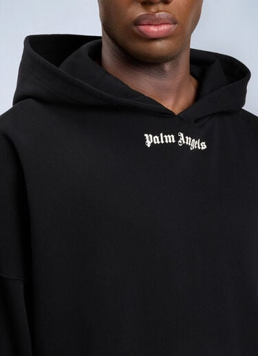 Palm Angels Classic Logo Over Hoodie Black pma0164071
