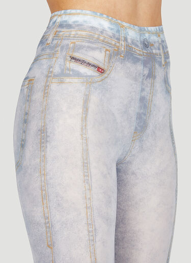 Diesel P-Koll-G2 Denim Look Tights Blue dsl0251005