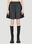 7 Moncler Fragment Houndstooth Skirt Black mfr0254003