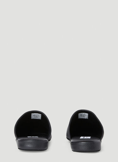 Three-Stripe Tab Slip Ons Thom Browne Three-Stripe Tab Slip Ons Black thb0151017