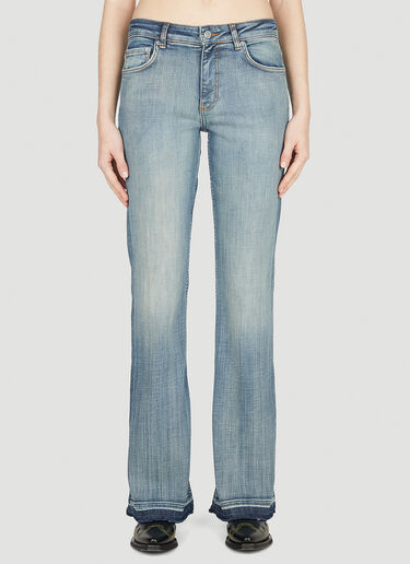 Low Rise Washed Jeans GANNI Low Rise Washed Jeans Blue gan0252014