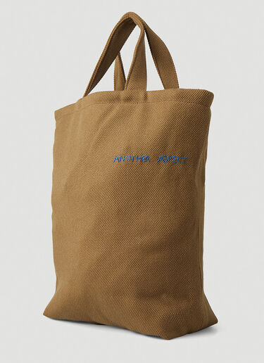 ANOTHER ASPECT Logo Embroidered Tote Bag Khaki ana0149005