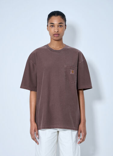 LN-CC® - Carhartt WIP: Loose Pocket T-Shirt - Brown Carhartt WIP Loose Pocket T-Shirt Brown wip0365007