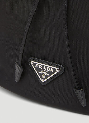 Prada Vela Pouch Bag Black pra0254040