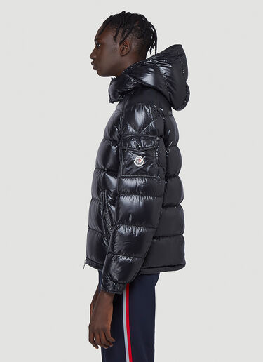 Moncler Detachable Hood Padded Down Jacket Black mon0142011