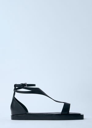 Max Mara Velaflat Sandals Black max0260043