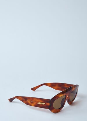 Bottega Veneta Ultrathin Mask Sunglasses Brown bos0259003
