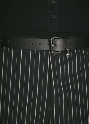 Vivienne Westwood Wide Alex Charm Belt Black vvw0159020