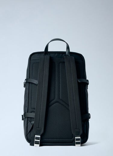 Prada Re-Nylon & Saffiano 가죽 백팩 블랙 pra0159013