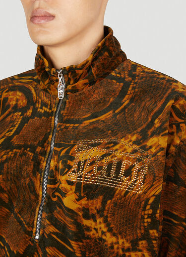 Psysnake Half Zip Sweatshirt Aries x Juicy Couture Psysnake Half Zip Sweatshirt Brown ajy0352001