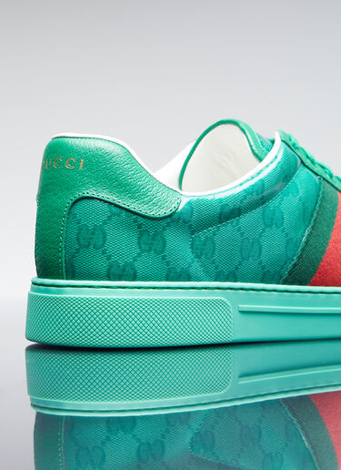 GG Crystal Canvas Sneakers Gucci GG Crystal Canvas Sneakers Green guc0154030