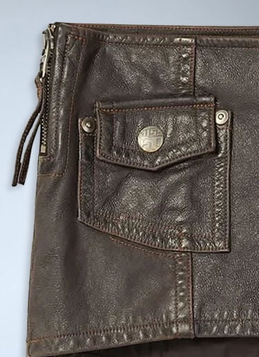 Miss Sixty x KNWLS Patch Pocket Mini Skirt Black msk0263008