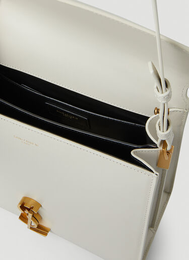 Saint Laurent Cassandra Shoulder Bag White sla0246096