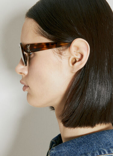 Saint Laurent SL M130 Sunglasses Brown yss0253009