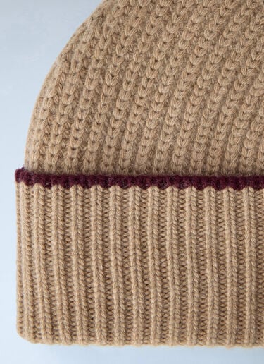 Chloé Encoeur Beanie Hat Beige chl0265072