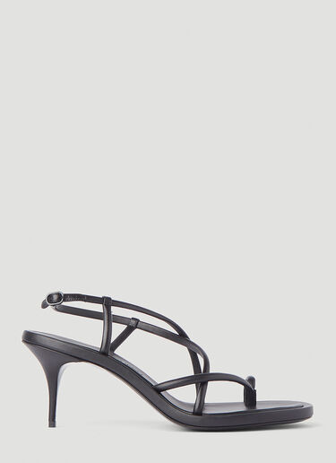 Alexander McQueen Strappy Heeled Sandals Black amq0245101