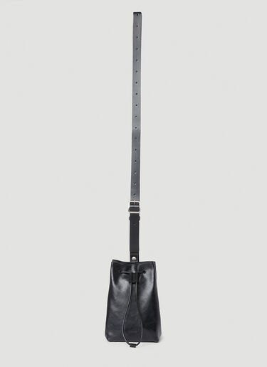 Jil Sander 水桶斜挎包 黑色 jil0151028