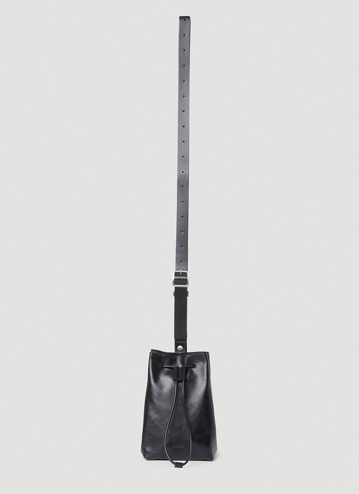 Jil Sander Bucket Crossbody Bag Male Black
