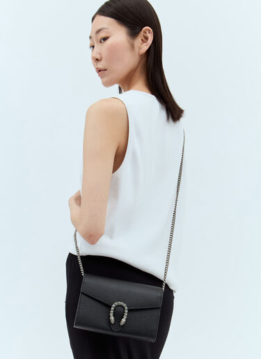 Gucci Dionysus Mini Chain Wallet Bag Black guc0243118