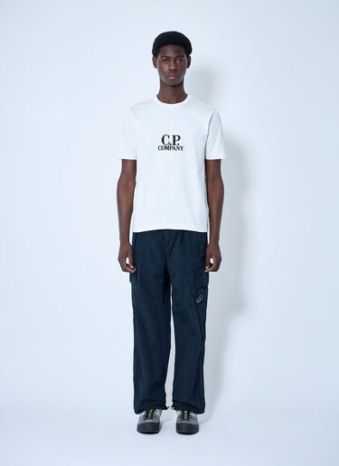 C.P. Company Mercerized Jersey Twisted British Sailor T-Shirt White pco0159013