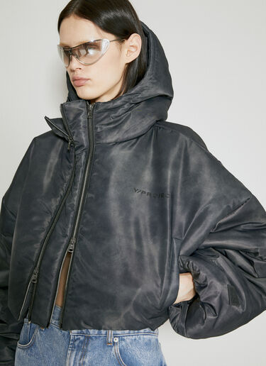 Y/Project Double Collar Puffer Jacket Grey ypr0254010