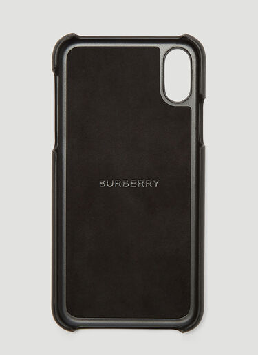 Burberry TB 모노그램 아이폰 X 케이스 Black bur0137035