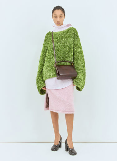 Dries Van Noten 皮革手提包 棕色 dvn0258033