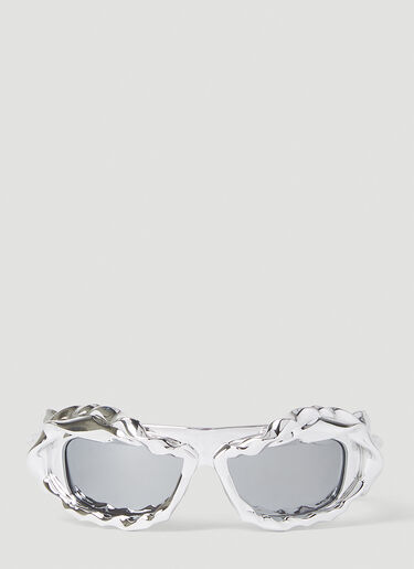 Ottolinger Twisted Sunglasses Silver ott0352005