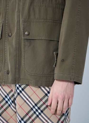 Burberry Cotton Field Jacket Black bur0159011