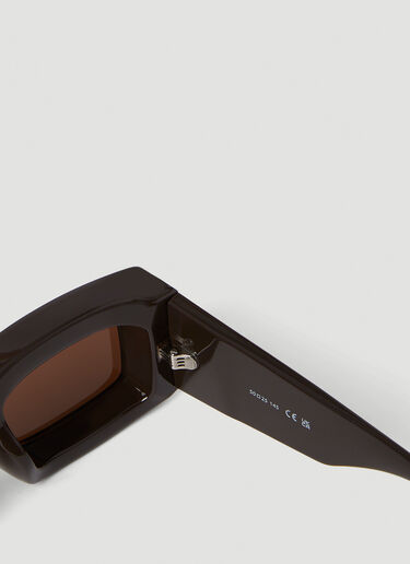 Les Lunettes Tupi サングラス Jacquemus Les Lunettes Tupi サングラス ブラウン jac0151047