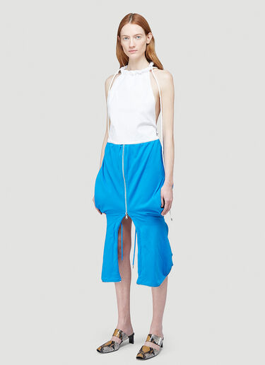 Lourdes Collapse Dress Blue lou0244005