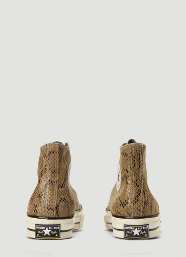 Converse Chuck 70 Snake-Print Sneakers Brown con0144006