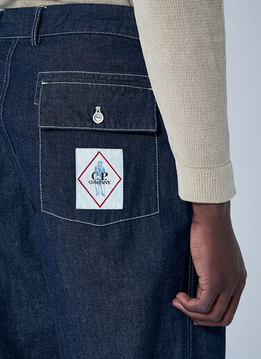 C.P. Company 3/1 Denim Pants Blue pco0159009