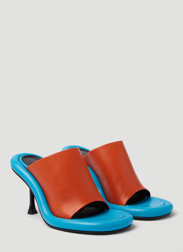 JW Anderson Bumper High Heel Mules Orange jwa0249005