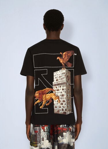 Off-White Building Arrow Slim Logo T-Shirt Black ofw0162018