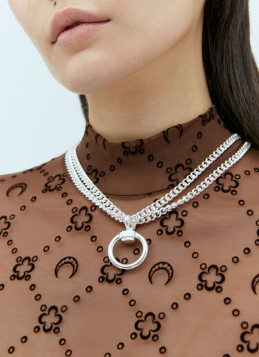 Martine Ali Motala Chain Necklace Silver mta0353005