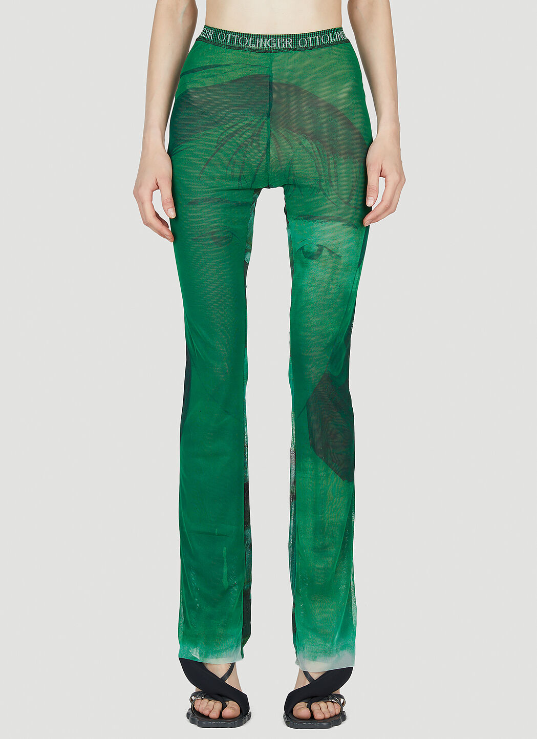 Green shop mesh pants