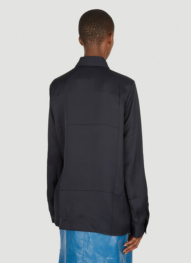 Jil Sander 哑光垂感衬衫 黑色 jil0249018