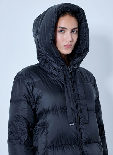 LN-CC® - Max Mara: Hooded Puffer Jacket - Black Max Mara Hooded Puffer Jacket Black max0266155