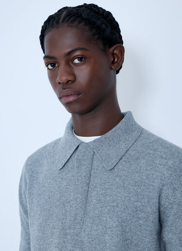 Jil Sander Wool Sweater Grey jil0163010