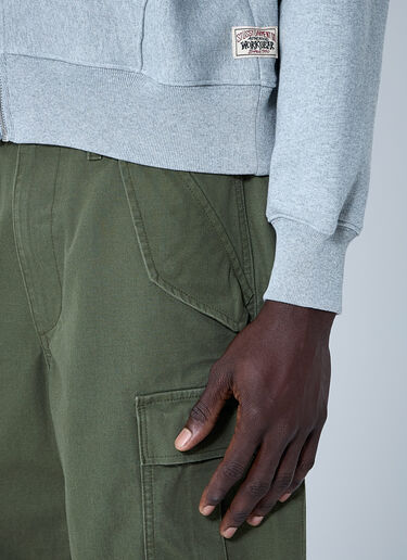 Stüssy Hooded Zip-Up Sweatshirt Grey sts0160012