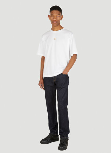 Dolce & Gabbana Logo Plaque T-Shirt White dol0148009